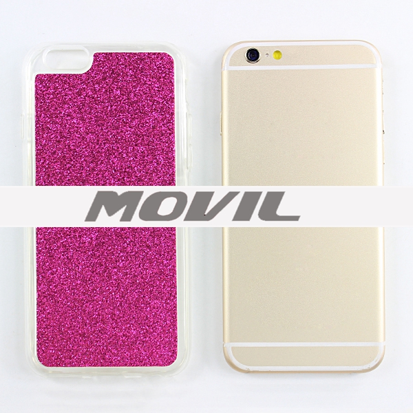 NP-2460 Funda de TPU con el polvo para Apple iPhone 6-5